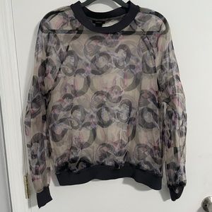 Lindex (H&M) Long Sleeve See through shirt Size L
